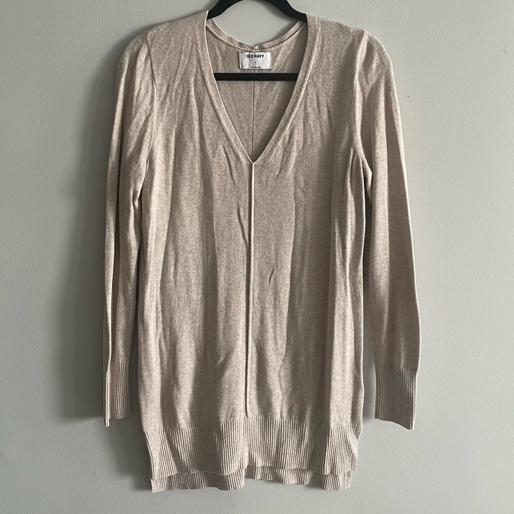 Old Navy - Oatmeal V-Neck Tunic